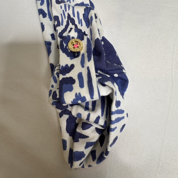 Lilly Pulitzer Women's Blue Ocean Ridge Ikat Dress Size S Preppy Old Money Vibes - Picture 10 of 12